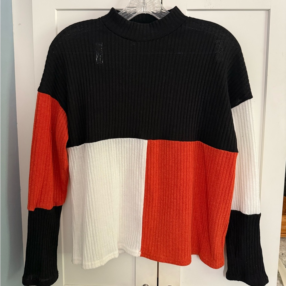 SHEIN color block shirt